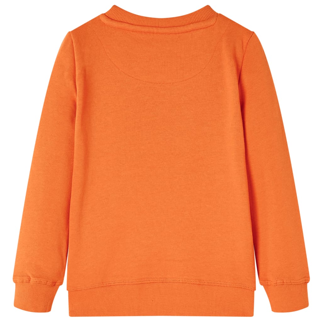 Kinder-Sweatshirt Dunkelorange 104