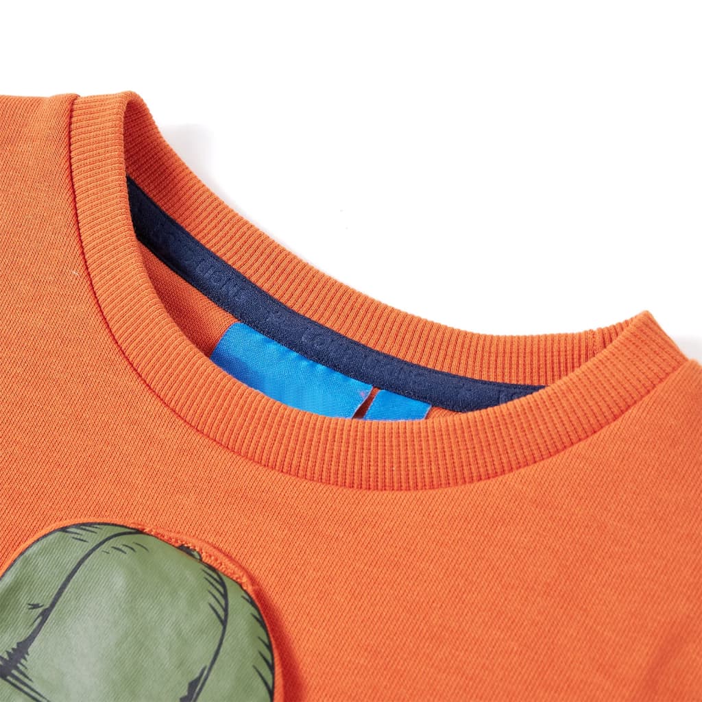 Kinder-Sweatshirt Dunkelorange 104