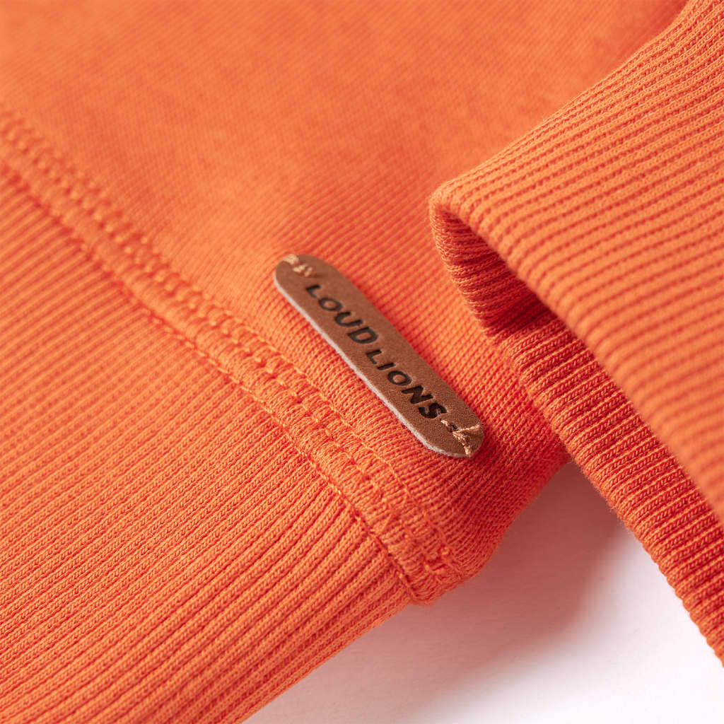 Kinder-Sweatshirt Dunkelorange 104