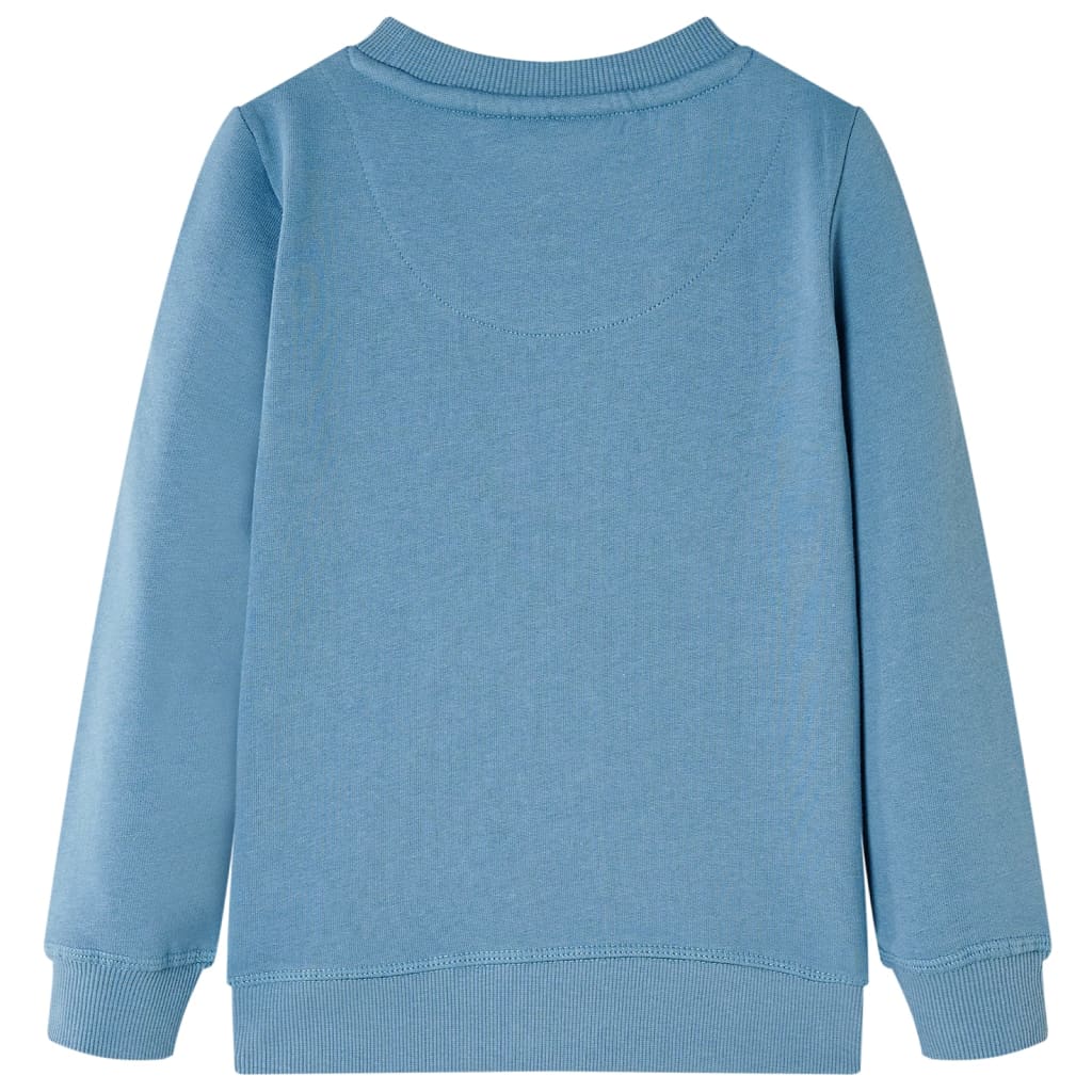 Kinder-Sweatshirt Mittelblau 92