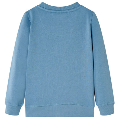 Kinder-Sweatshirt Mittelblau 104