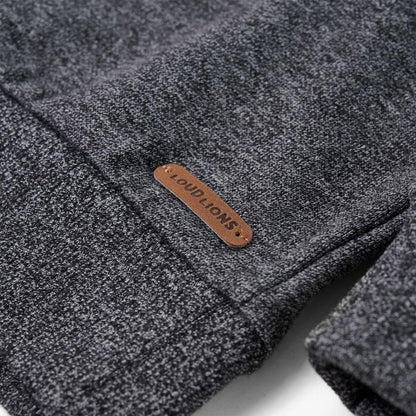 Kinder-Sweatshirt Marineblau Melange 92