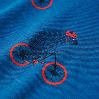 Kinderpyjama mit Langen Ärmeln Petrolblau 92