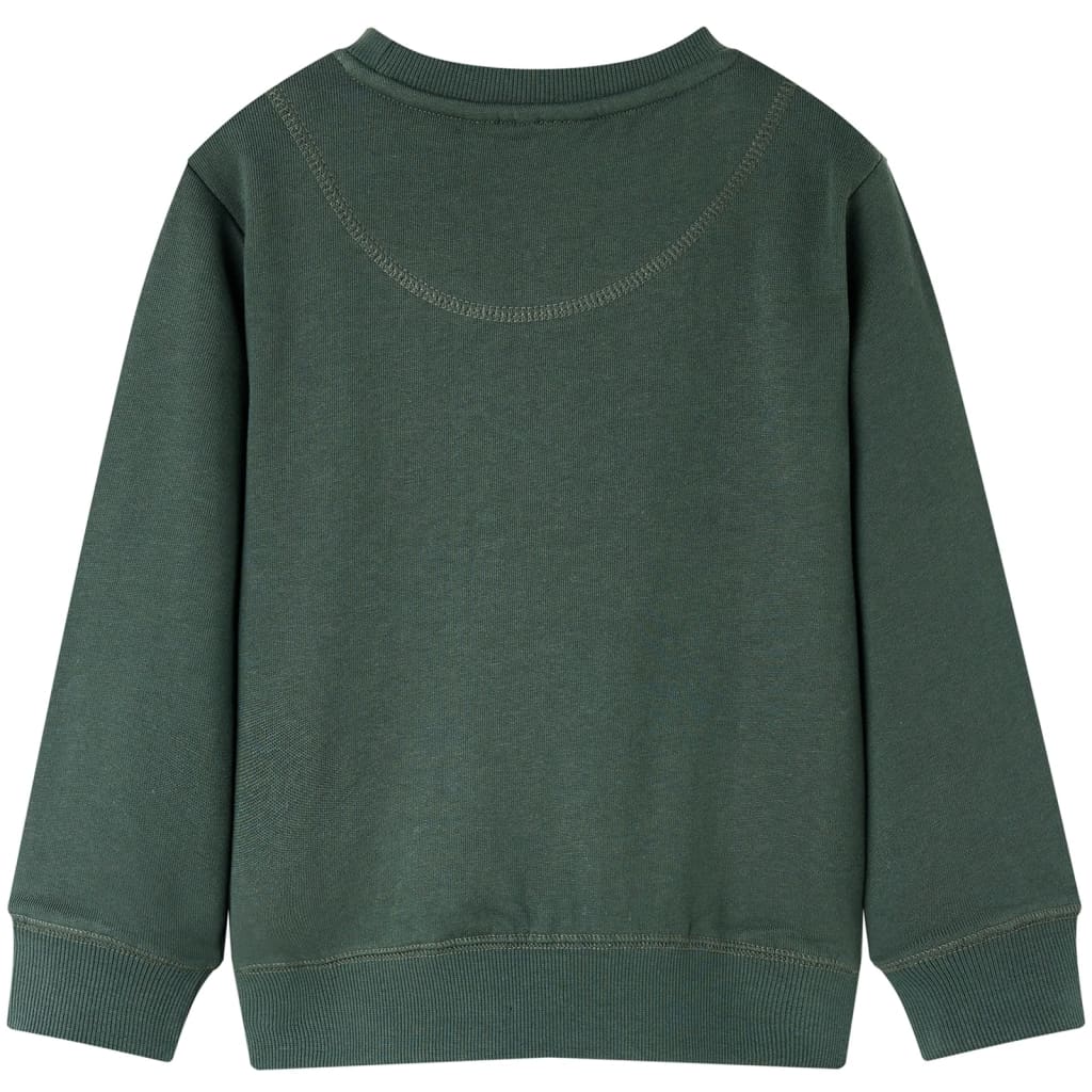 Kinder-Sweatshirt Dunkelgrün 104