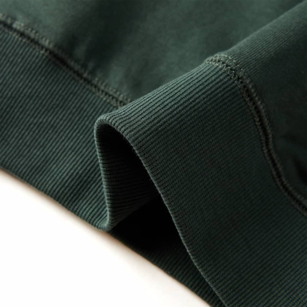 Kinder-Sweatshirt Dunkelgrün 104