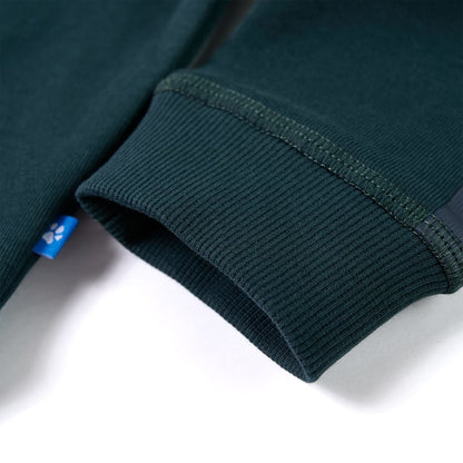 Kinder-Sweatshirt Moosgrün 116