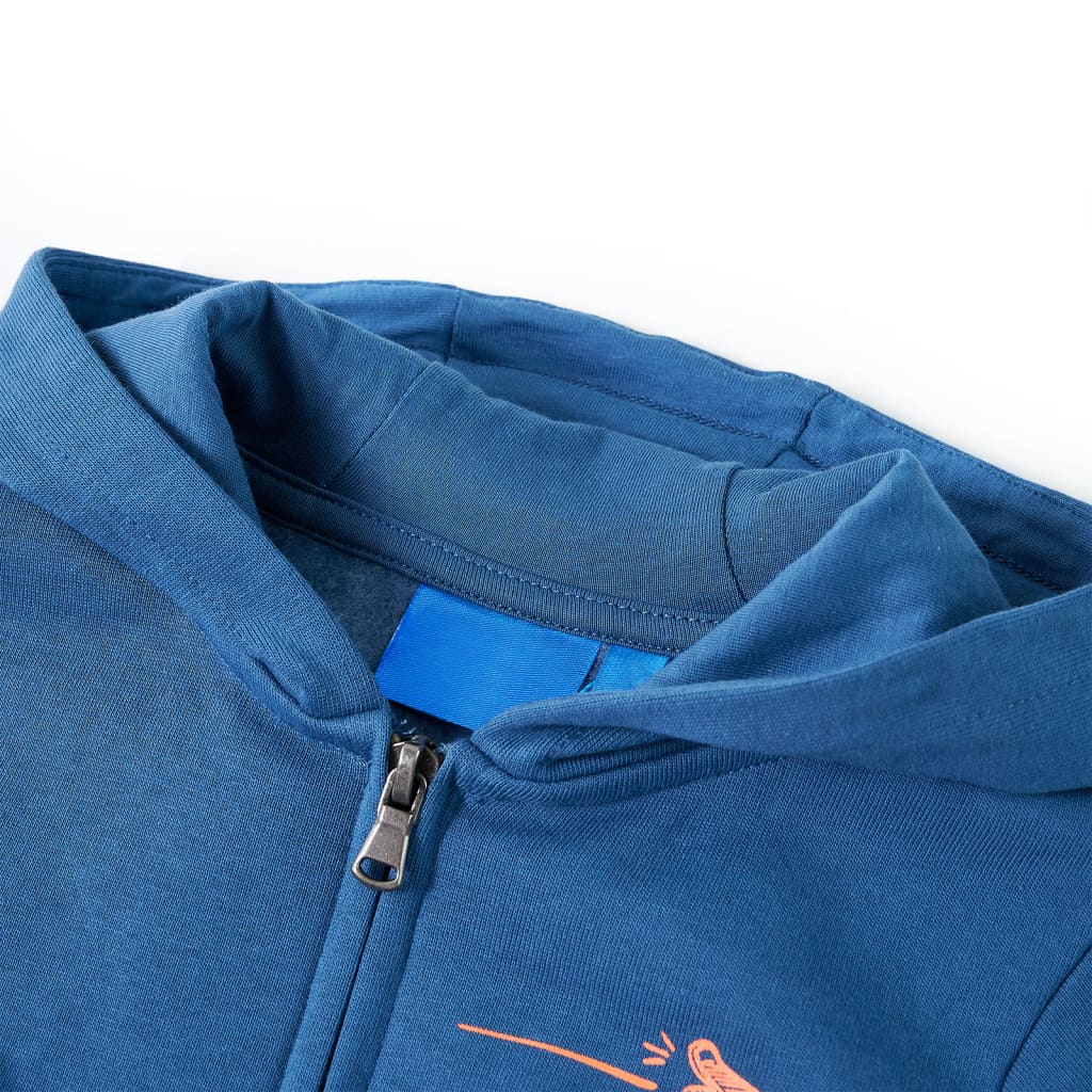 Kinder-Kapuzenpullover Blau 116