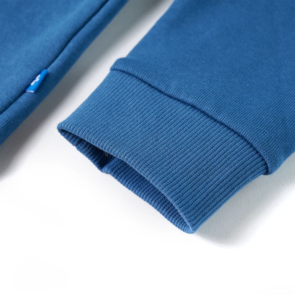 Kinder-Kapuzenpullover Blau 116