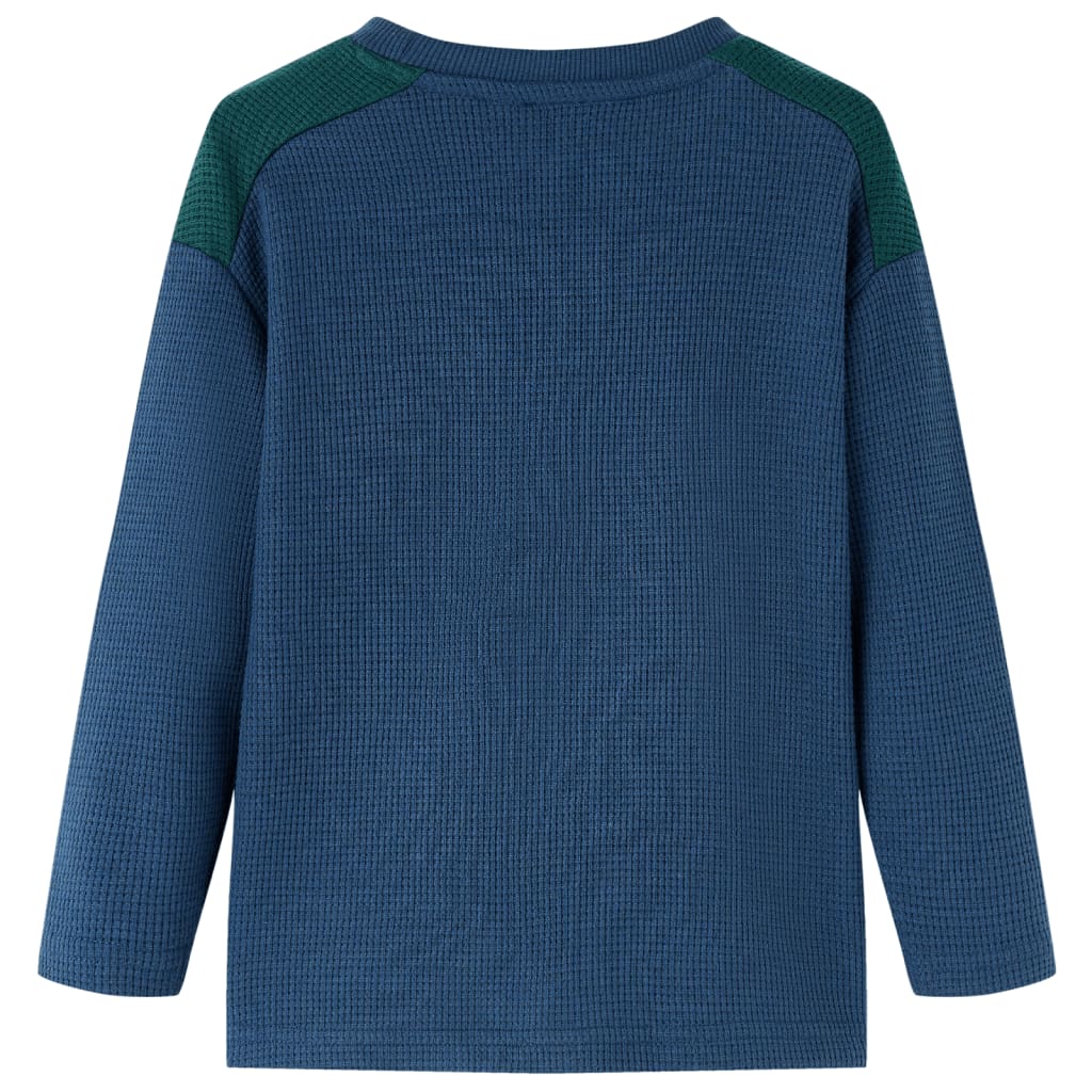 Kinder-Sweatshirt Marineblau 116