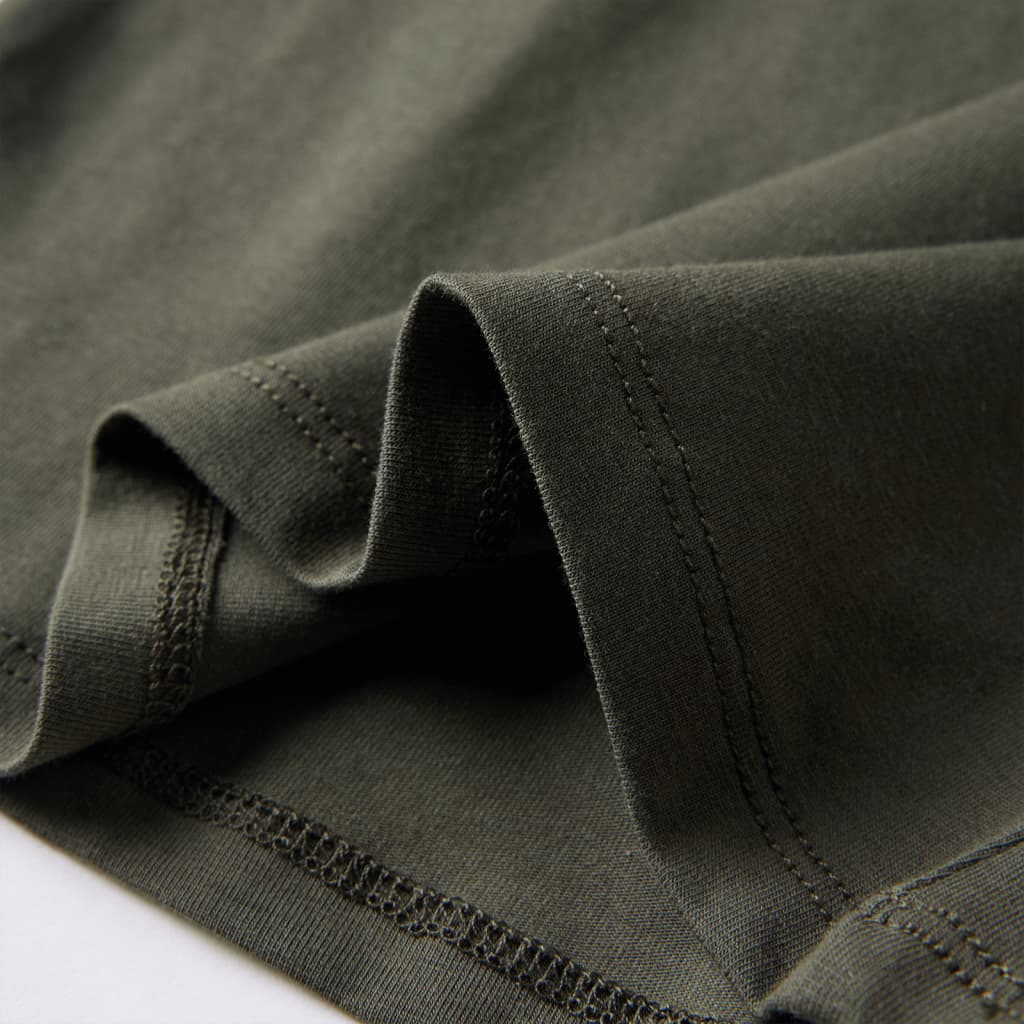 Kinder-Langarmshirt Khaki 140