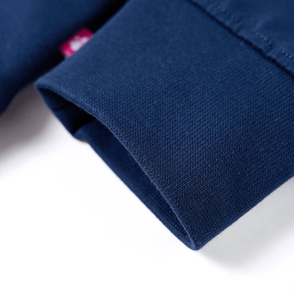 Kinder-Sweatshirt Marineblau 140
