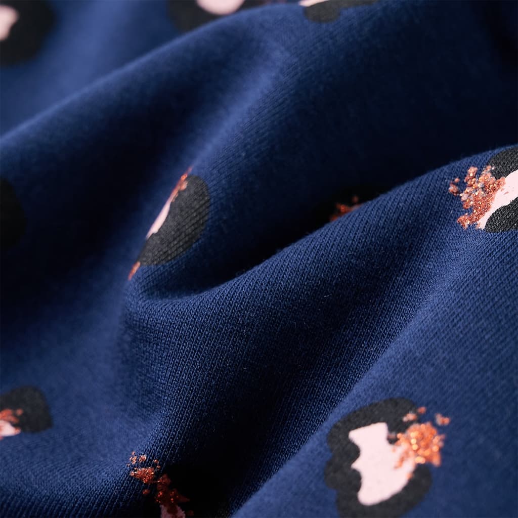 Kinder-Kapuzenpullover Marineblau 104