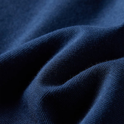 Kinder-Langarmshirt Marineblau 116