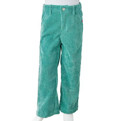 Kinderhose Cord Minzgrün 104