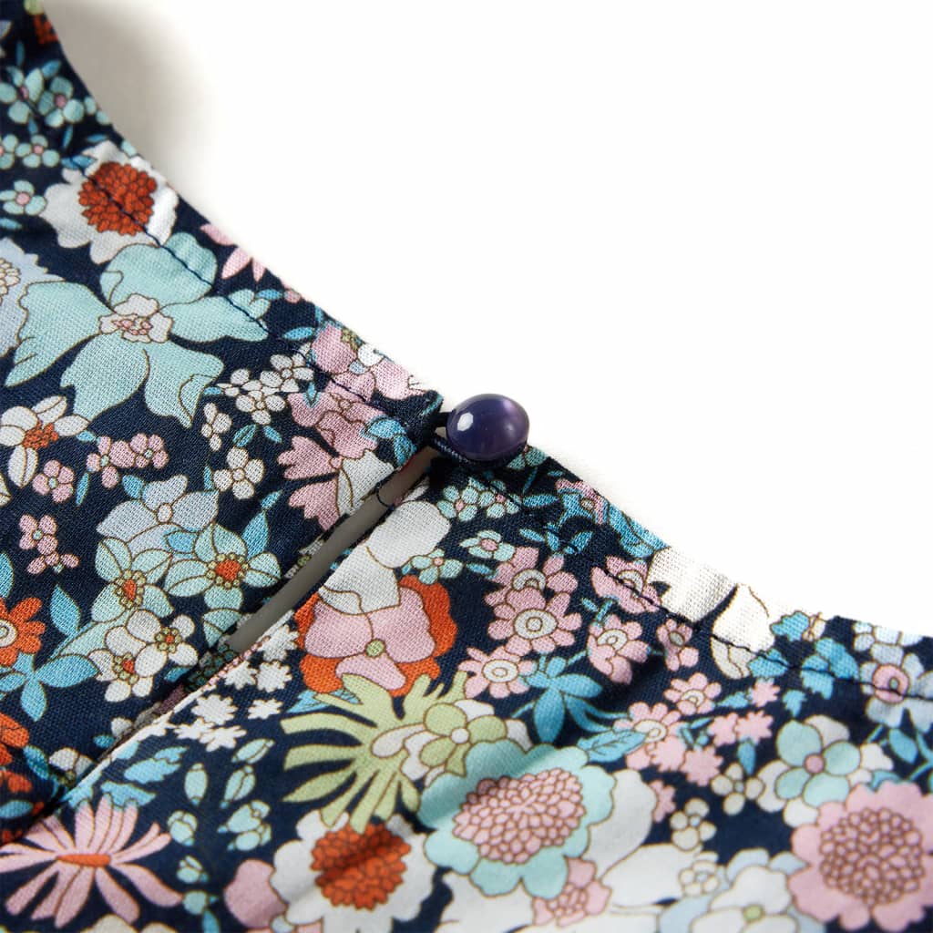 Kinder-Langarmbluse Dunkelblau 92