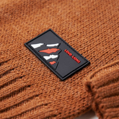 Kinderpullover Gestrickt Cognac 92