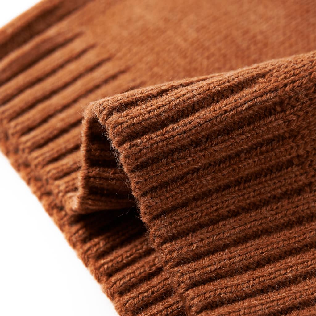 Kinderpullover Gestrickt Cognac 116