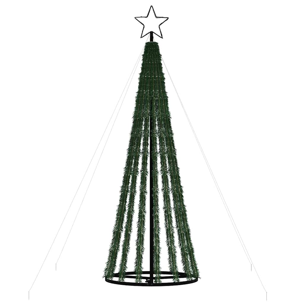 LED Weihnachtsbaum 275 LEDs Kaltweiß 180 cm