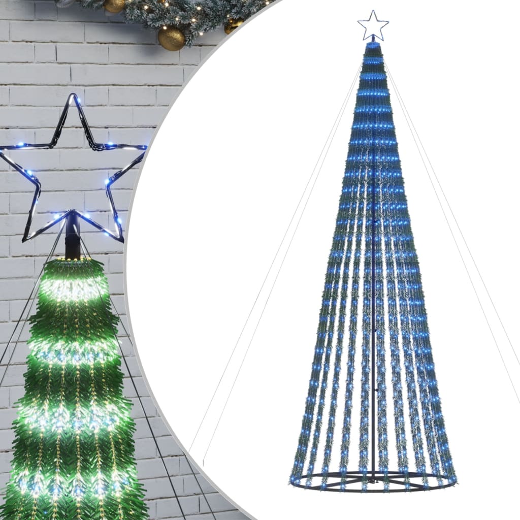 LED Weihnachtsbaum 688 LEDs Blau 300 cm