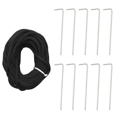 LED-Weihnachtsbaum mit Erdspießen 570 LEDs Blau 300 cm