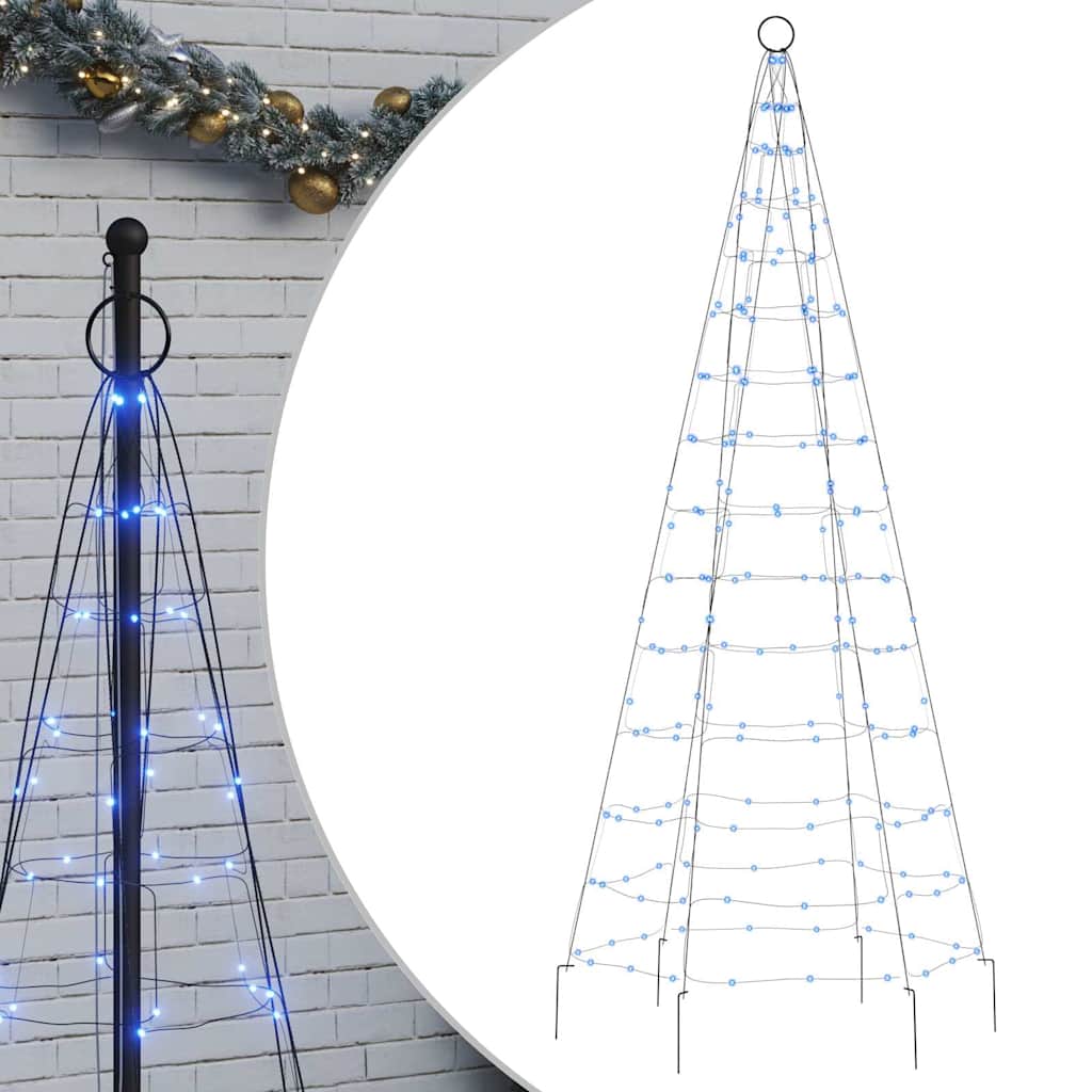 LED-Weihnachtsbaum 200 LEDs Blau 180 cm