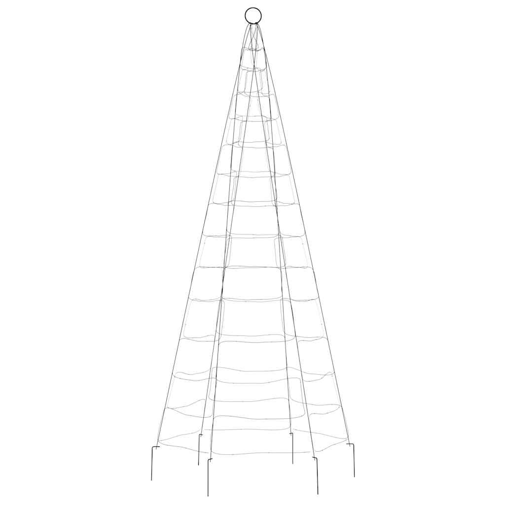 LED-Weihnachtsbaum 200 LEDs Blau 180 cm