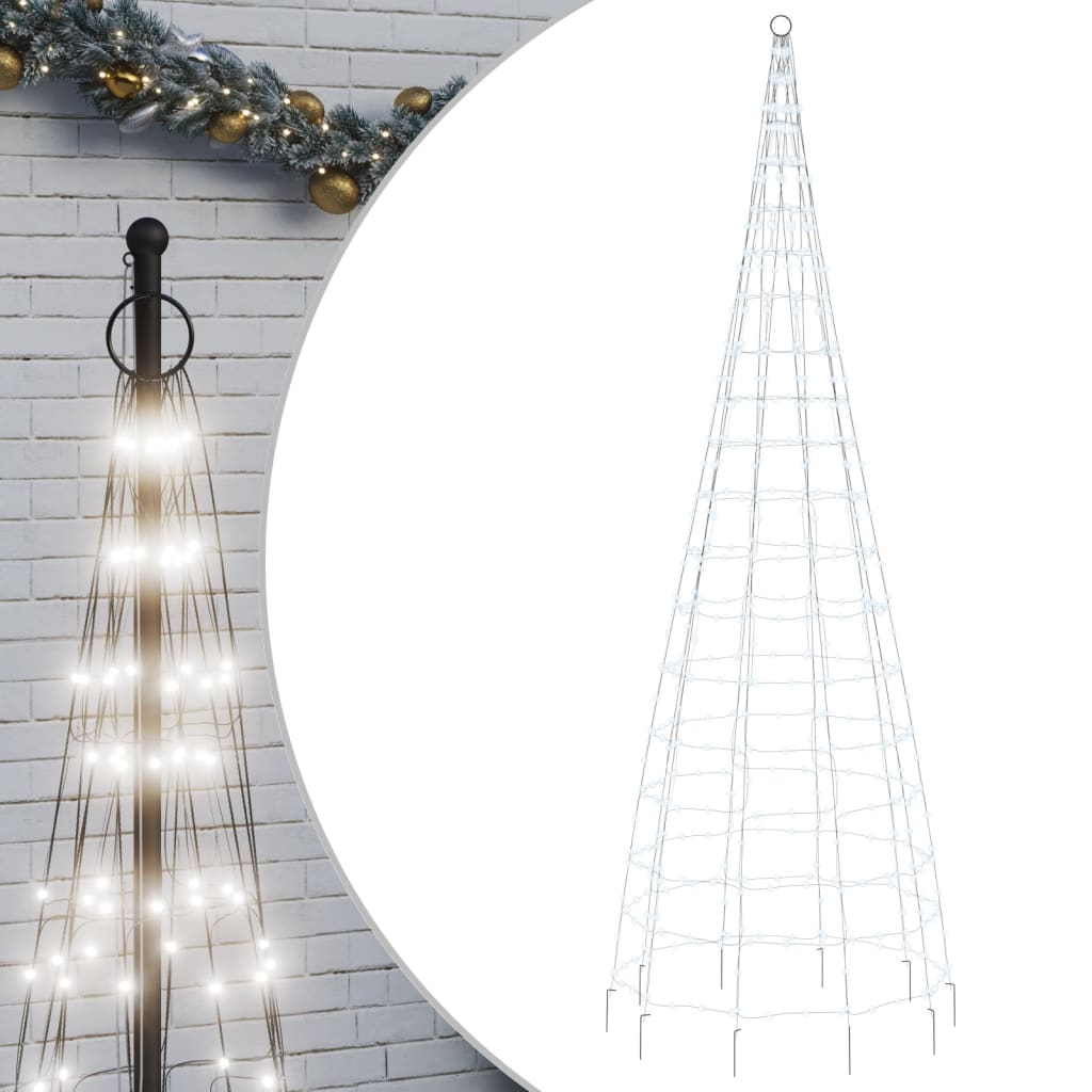 LED-Weihnachtsbaum 550 LEDs Kaltweiß 300 cm
