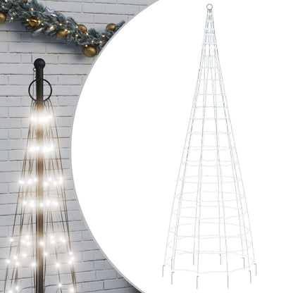 LED-Weihnachtsbaum 550 LEDs Kaltweiß 300 cm