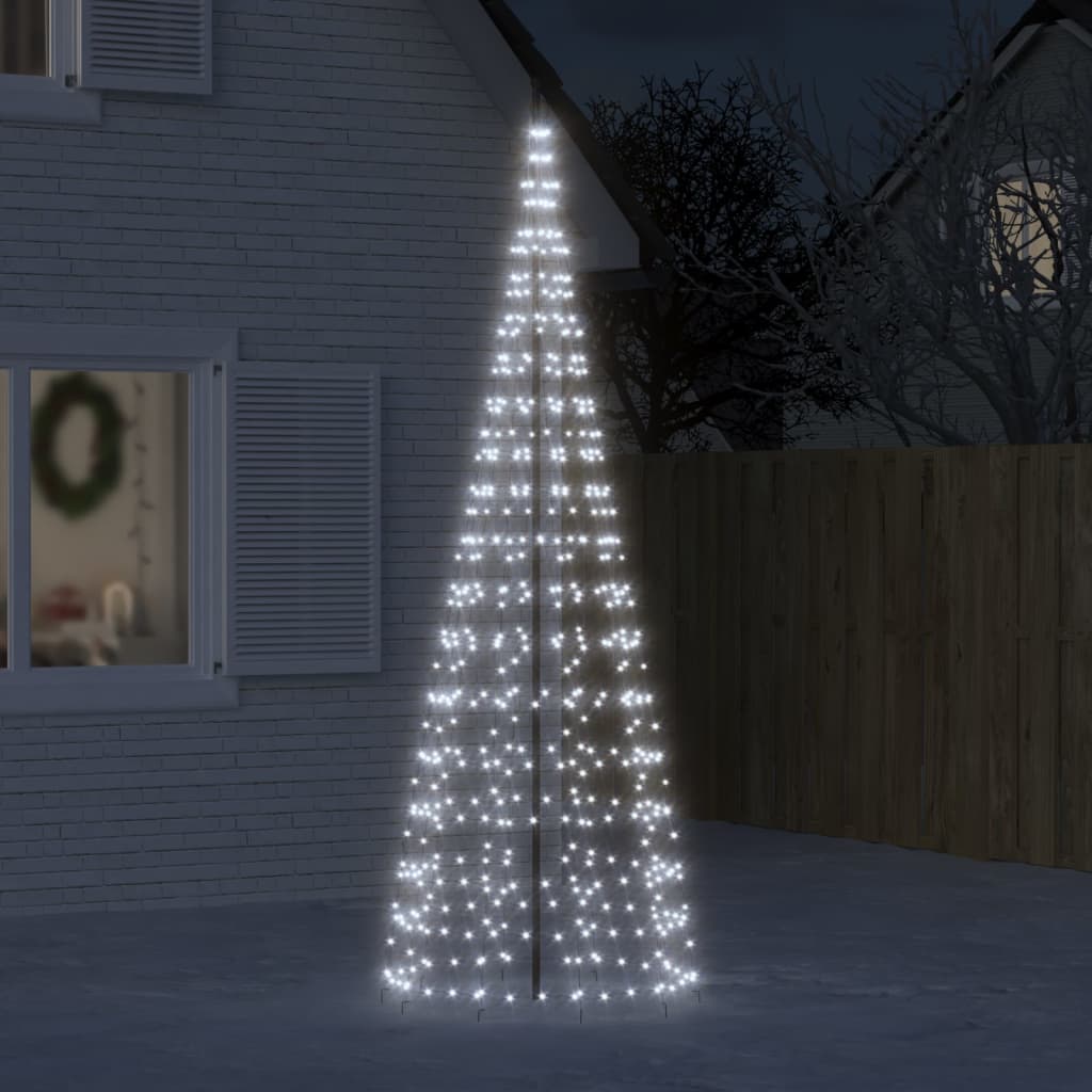 LED-Weihnachtsbaum 550 LEDs Kaltweiß 300 cm