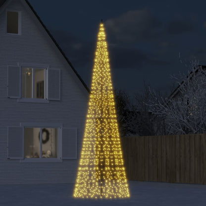 LED-Weihnachtsbaum 1534 LEDs Warmweiß 500 cm