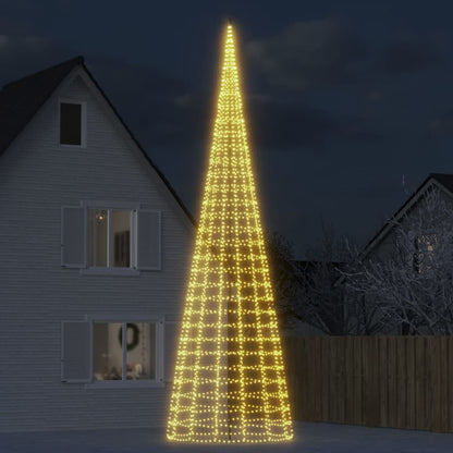 LED-Weihnachtsbaum 3000 LEDs Warmweiß 800 cm