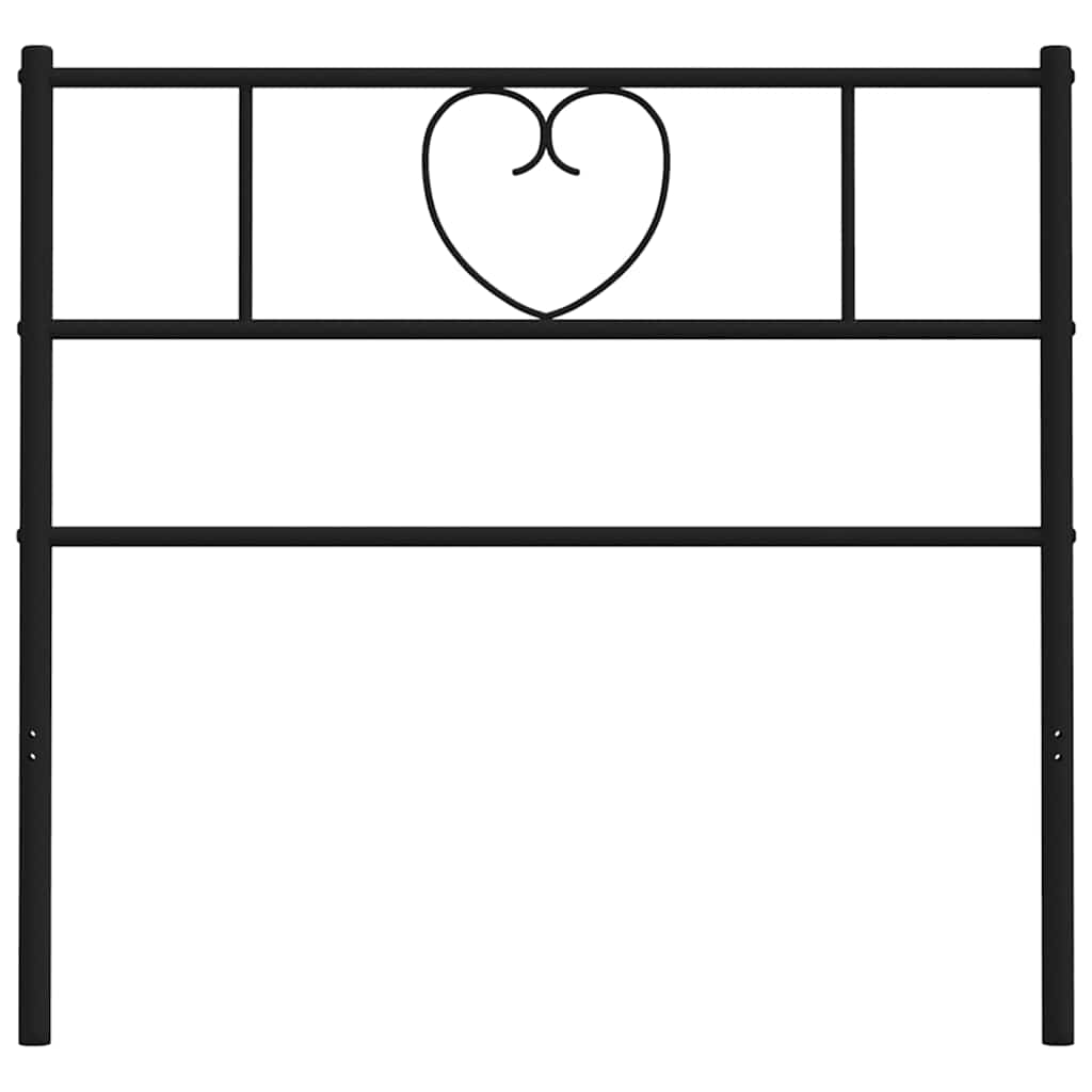 Ersatz-Kopfteil Metall Schwarz 75 cm