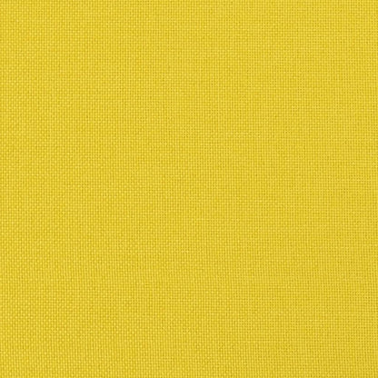 Sessel mit Hocker Hellgelb 60 cm Stoff