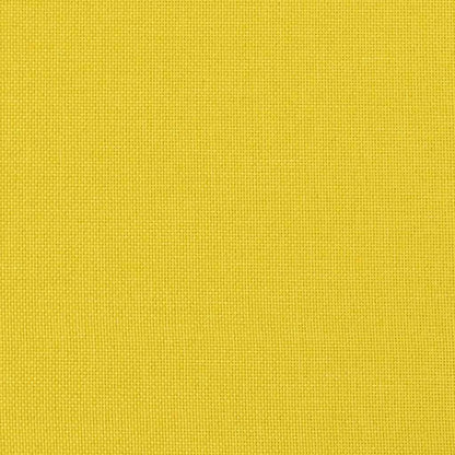 2-tlg. Sofagarnitur mit Kissen Hellgelb Stoff