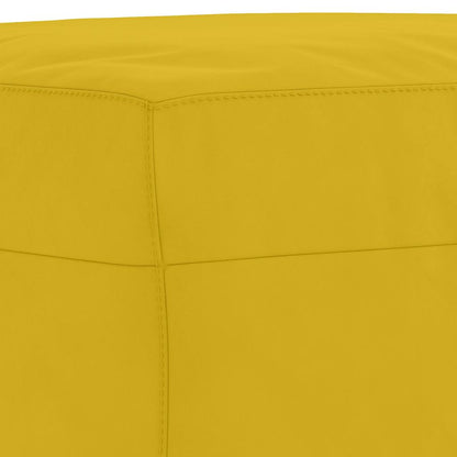 3-tlg. Sofagarnitur Gelb Samt