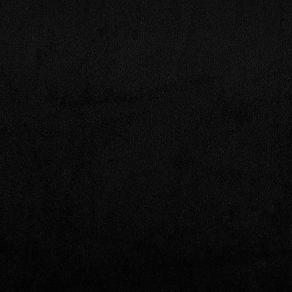 2-tlg. Sofagarnitur mit Kissen Schwarz Mikrofasergewebe