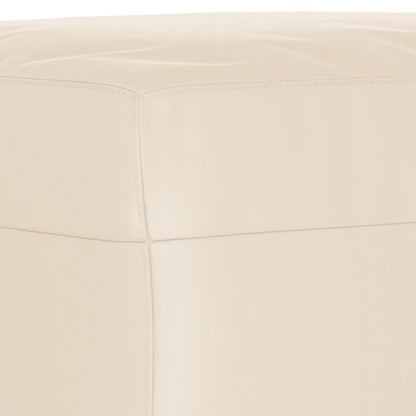 3-tlg. Sofagarnitur mit Kissen Beige Mikrofasergewebe