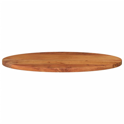 Tischplatte 80x40x2,5 cm Oval Massivholz Akazie