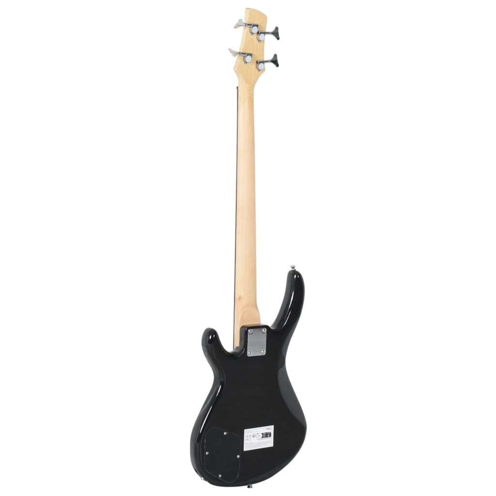 E-Bass für Anfänger mit Tasche Braun und Schwarz 4/4 46"