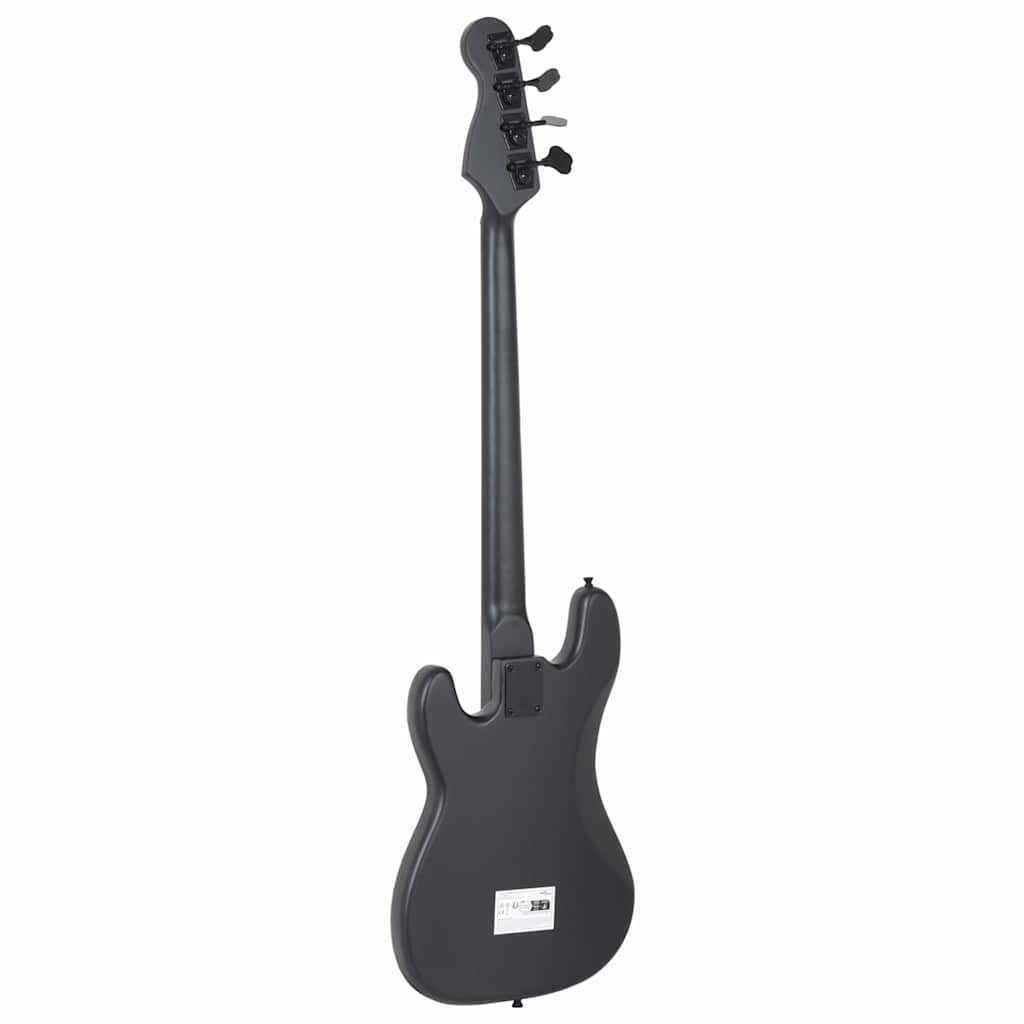 E-Bass für Anfänger mit Tasche Schwarz 4/4 46"