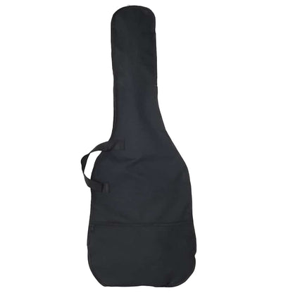 E-Bass für Anfänger mit Tasche Schwarz 4/4 46"