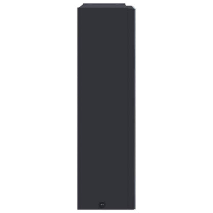 Spiegelschrank mit LED-Beleuchtung Grau 45x13x52 cm