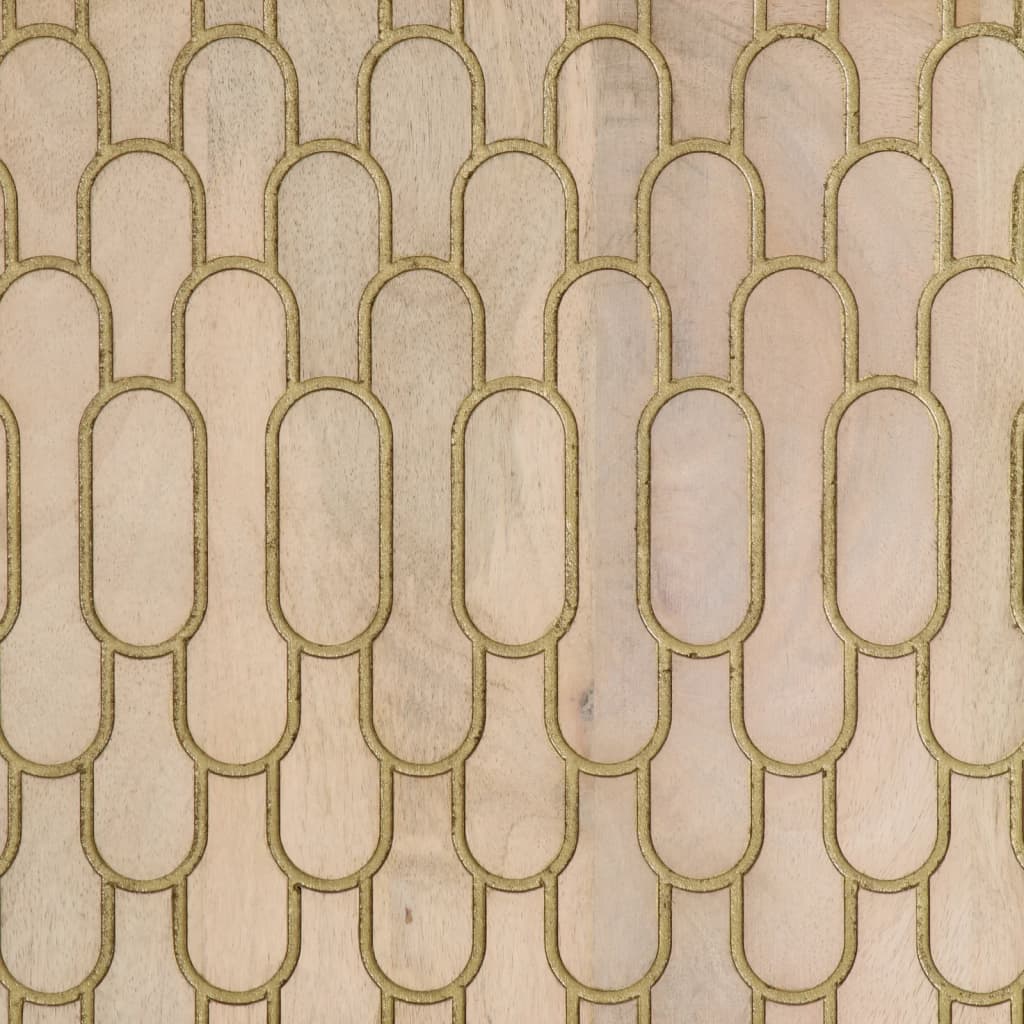 Highboard 60x33x100 cm Massivholz Mango