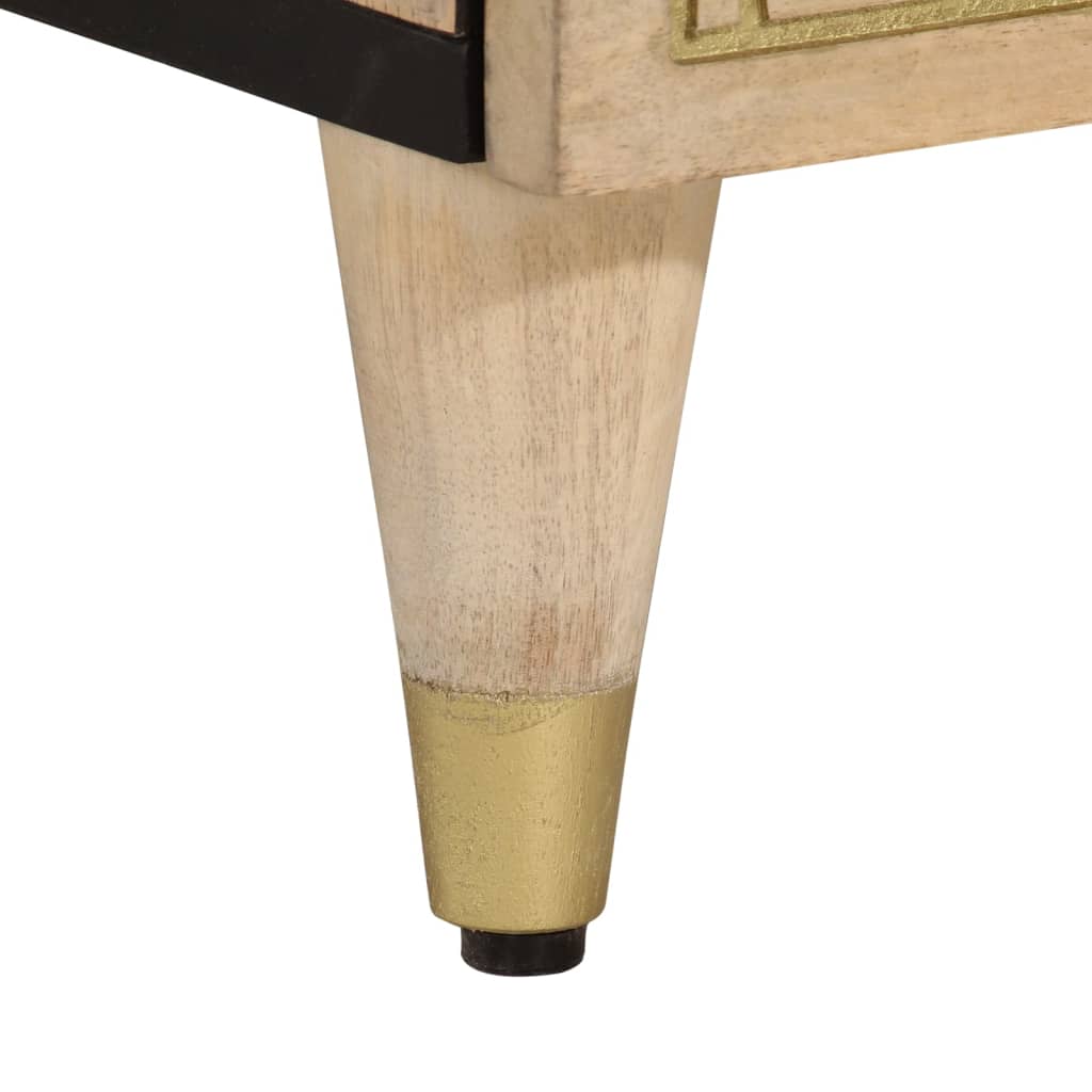 Highboard 60x33x100 cm Massivholz Mango