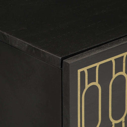 Nachttisch 50x33x60 cm Massivholz Mango