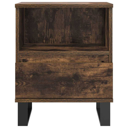 Nachttische 2 Stk. Räuchereiche 40x35x50 cm Holzwerkstoff