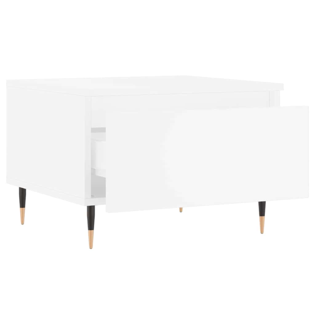 Couchtisch Weiß 50x46x35 cm Holzwerkstoff