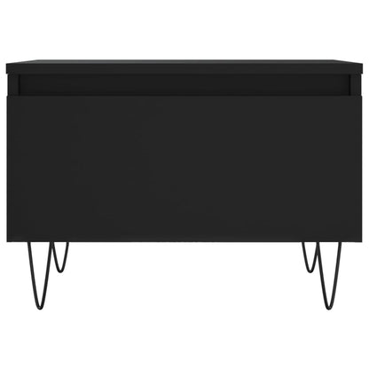 Couchtische 2 Stk. Schwarz 50x46x35 cm Holzwerkstoff