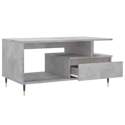 Couchtisch Betongrau 90x49x45 cm Holzwerkstoff