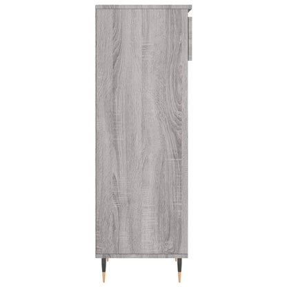 Schuhschrank Grau Sonoma 40x36x105 cm Holzwerkstoff